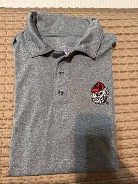 Champion Gray performance Polo Georgia Bulldogs